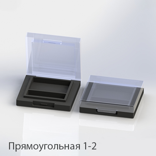 Палетка для теней прямоугольная 1-2